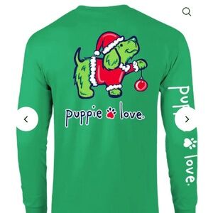 Puppie Love Grinch long sleeve adult